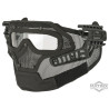 Matrix Legionnaire Full Head Coverage Helmet / Mask / Goggle Protective System (Color: Black)