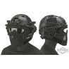 Matrix Legionnaire Full Head Coverage Helmet / Mask / Goggle Protective System (Color: Black)