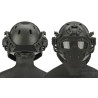 Matrix Legionnaire Full Head Coverage Helmet / Mask / Goggle Protective System (Color: Black)