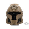 Matrix Medieval Iron Warrior Full Head Coverage Helmet / Mask / Goggle Protective System (Color: Tan)