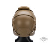 Matrix Medieval Iron Warrior Full Head Coverage Helmet / Mask / Goggle Protective System (Color: Tan)