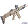 6mmproshop FN Herstal Licensed SCAR-L Airsoft AEG Rifle w/ ZEUS MOSFET by Cybergun (Color: Tan / 350FPS)