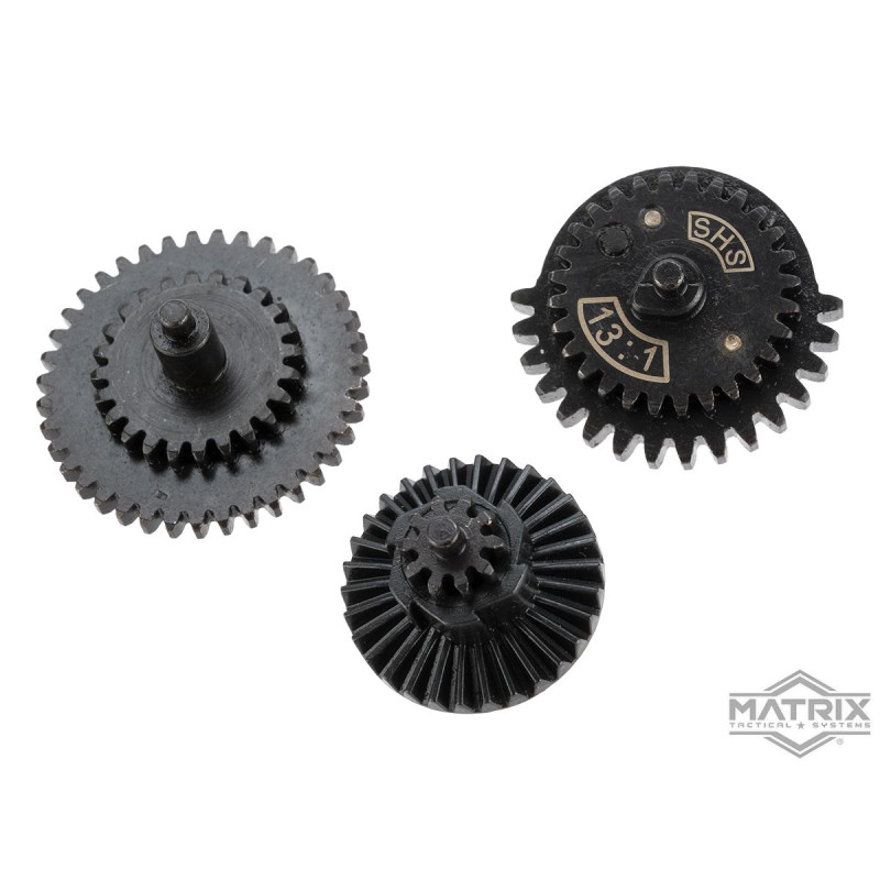 Matrix CNC Machined Steel "Super High Speed" Airsoft Gear Set (Ratio: 13:1)