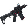 APS Phantom Extremis Mark VII 2.0 eSilverEdge CQB Airsoft AEG (Color: Black / Red)