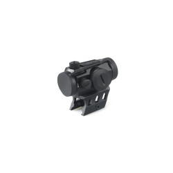 Lancer Tactical Enclosed Red Dot Sight R5A 1x Magnification Scope - (Red Glass/Black)
