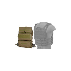 WST Tactical Vest 2.0 Accessory Pouches Backpack Attachment II, OD