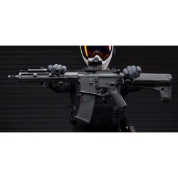 Krytac Alpha CRB-M Airsoft AEG Rifle (Model: Black / Gun Only)